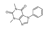 1,3-dimethyl-7-phenylpurine-2,6-dione Structure