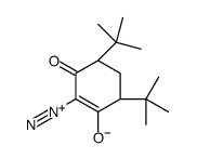 (4R,6R)-4,6-ditert-butyl-2-diazonio-3-oxocyclohexen-1-olate Structure