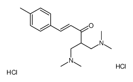 (E)-5-(dimethylamino)-4-[(dimethylamino)methyl]-1-(4-methylphenyl)pent-1-en-3-one,dihydrochloride结构式