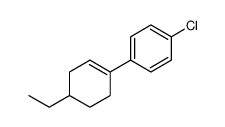 1-chloro-4-(4-ethylcyclohexen-1-yl)benzene Structure