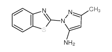 2-(1,3-benzothiazol-2-yl)-5-methylpyrazol-3-amine Structure