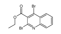 ethyl 2,4-dibromoquinoline-3-carboxylate结构式