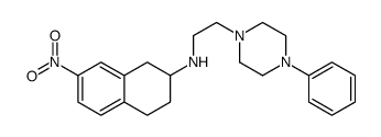 7-硝基-N-[2-(4-苯基哌嗪-1-基)乙基]-1,2,3,4-四氢萘-2-胺图片