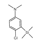 (4-chloro-3-trimethylsilanylphenyl)-dimethylamine Structure