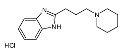 2-(3-piperidin-1-ylpropyl)-1H-benzimidazole,hydrochloride Structure