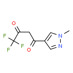 4,4,4-TRIFLUORO-1-(1-METHYL-1H-PYRAZOL-4-YL)-BUTANE-1,3-DIONE结构式