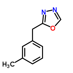 2-(3-甲基苄基)-1,3,4-噁二唑结构式