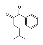 5-methyl-1-phenylhexane-1,2-dione Structure