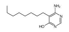 6-amino-5-octyl-1H-pyrimidin-4-one结构式