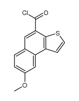 8-methoxynaphtho[2,1-b]thiophene-4-carbonyl chloride Structure