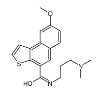 N-(3,3-dimethylamino)propyl-8-methoxynaphtho(2,1-b)thiophene-4-carboxamide Structure