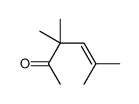 3,3,5-trimethylhex-4-en-2-one Structure