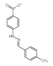 Benzaldehyde,4-methyl-, 2-(4-nitrophenyl)hydrazone picture