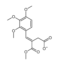 3-methoxycarbonyl-4-(2,3,4-trimethoxyphenyl)but-3-enoate Structure