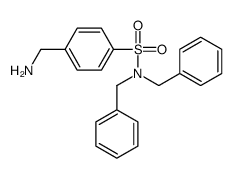 4-(aminomethyl)-N,N-dibenzylbenzenesulfonamide Structure