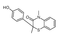 2-(4-hydroxyphenyl)-2,4-dimethyl-1,4-benzothiazin-3-one Structure