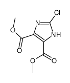 dimethyl 2-chloro-1H-imidazole-4,5-dicarboxylate结构式
