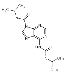 N-Isopropyl-6-[[(isopropylamino)carbonyl]amino]-9H-Purine-9-carboxamide Structure