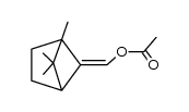 5-acetoxymethylene-1,6,6-trimethylbicyclo[2.1.1]hexane结构式