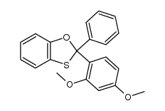 2-(2,4-dimethoxyphenyl)-2-phenylbenzo[d][1,3]oxathiole Structure