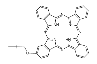 2-neopentoxyphthalocyanine结构式