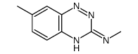 N,7-dimethyl-1,2,4-benzotriazin-3-amine Structure