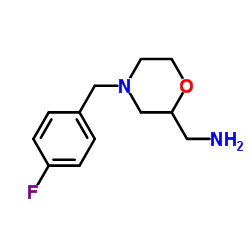 2-Aminomethy-4-(4-fluorobenzyl)morpholine structure