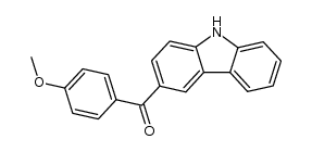 3-(4-Methoxybenzoyl)-carbazole结构式