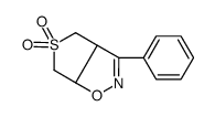 3-phenyl-3a,4,6,6a-tetrahydrothieno[3,4-d][1,2]oxazole 5,5-dioxide结构式