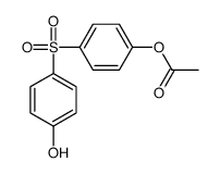 [4-(4-hydroxyphenyl)sulfonylphenyl] acetate Structure
