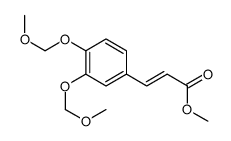 methyl 3-[3,4-bis(methoxymethoxy)phenyl]prop-2-enoate结构式