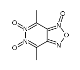 4,7-dimethyl-1,2,5-oxadiazolo[3,4-d]pyridazine 1,5,6-trioxide Structure