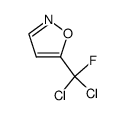 Isoxazole, 5-(dichlorofluoromethyl)- (9CI)结构式