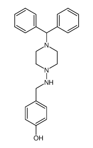4-[(4-Benzhydryl-piperazin-1-ylamino)-methyl]-phenol Structure