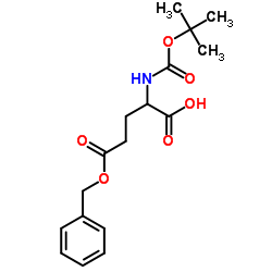 Boc-DL-Glu(OBzl)-OH structure