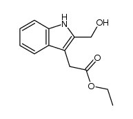 ethyl 2-hydroxymethylindol-3-ylacetate Structure