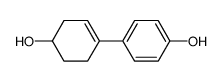 4-(4-hydroxyphenyl)-3-cyclohexen-1-ol Structure