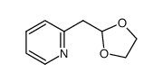 2-(1,3-dioxolan-2-ylmethyl)pyridine结构式