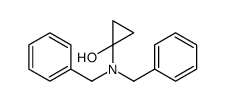 1-(Dibenzylamino)cyclopropanol structure