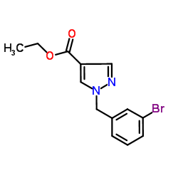 Ethyl 1-(3-bromobenzyl)-1H-pyrazole-4-carboxylate图片