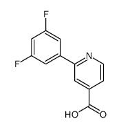 2-(3,5-difluorophenyl)pyridine-4-carboxylic acid结构式