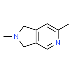 1H-Pyrrolo[3,4-c]pyridine,2,3-dihydro-2,6-dimethyl-(9CI)结构式