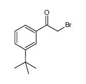 2-bromo-1-(3-(tert-butyl)phenyl)ethan-1-one结构式