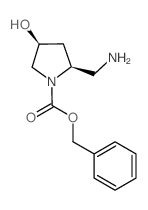 (2S,4s)-苄基 2-(氨基甲基)-4-羟基吡咯烷-1-羧酸图片