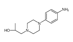 (2R)-1-[4-(4-aminophenyl)piperazin-1-yl]propan-2-ol结构式