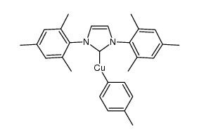 IMesCu-(4-Me)Ph结构式