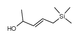 5-(trimethylsilyl)pent-3-en-2-ol Structure