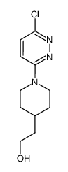 1-(6-chloro-3-pyridazinyl)-4-piperidineethanol Structure