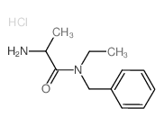 2-Amino-N-benzyl-N-ethylpropanamide hydrochloride结构式