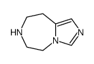 4,5,7,8-Tetrahydro-6H-2,3a,6-triaza-azulene结构式